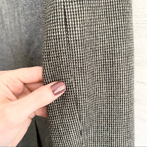Ralph Lauren Black and White Houndstooth Blazer Suit Jacket 100% wool size 42R - Picture 6 of 7